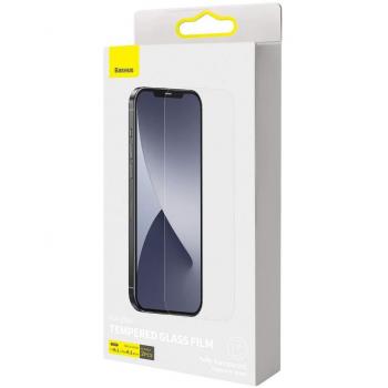 Protector de Pantalla de Vidrio Templado Full Cover para iPhone 12 y 12 Pro - Transparente