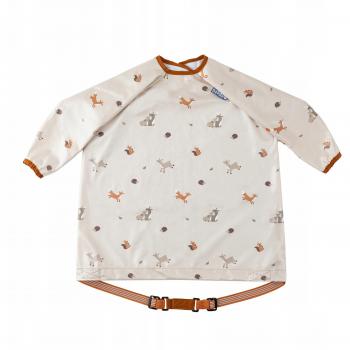 Babero de manga larga impermeable BLW Forest Friends