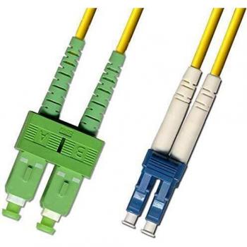 Cable de Fibra Óptica Microconnect SC/APC-LC/UPC 0.5m OS2 de Alta Velocidad