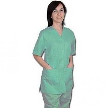 Gima 21114 Portadorsal con botones automáticos para mujer, talla L, verde