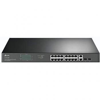 TP-Link TL-SG1218MP - 18-Port Gigabit Ethernet Switch with PoE+ and 2x RJ45/SFP Ports