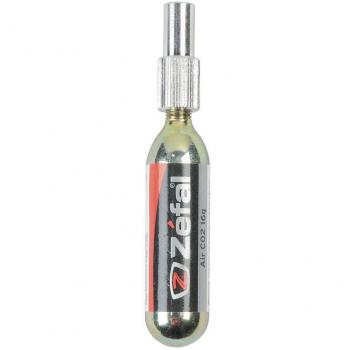 Adaptador EZ Zefal con Cartucho de CO2 de 16g, Unisex Adulto, Gris, Talla Única