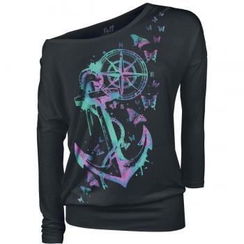 Full Volume by EMP Fast and Loose Camisa Manga Larga Negro 3XL