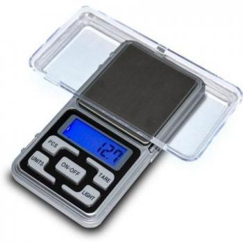 OcioDual Balanza Digital de Precisión Portátil Ultraligera Luminosa Hasta 500 gr Intervalo 0.1 gr