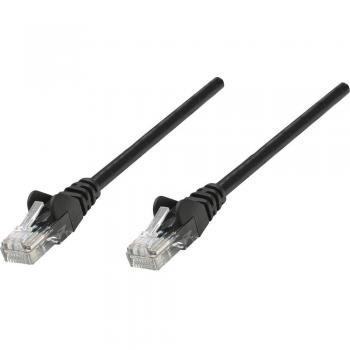 INTELLINET 3M CAT5E CABLE DE RED NEGRO U/UTP