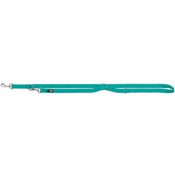 Correa ajustable Trixie Premium Azul - Talla L-XL: 200 x 2,5 cm
