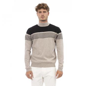 Alpha Studio Beige Viscose Sweater - IT46 | S