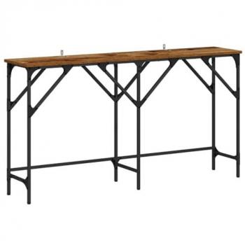 Mesa Consola Madera Vieja 140 x 29 x 75 cm Madera Contrachapada