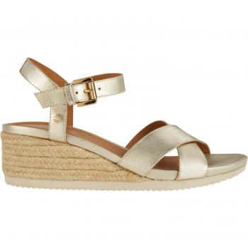 Geox Women's Ischia Corda Gold Sandals