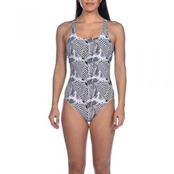 Bañador Arena Viola Cradle Back Una Pieza Femenino Negro