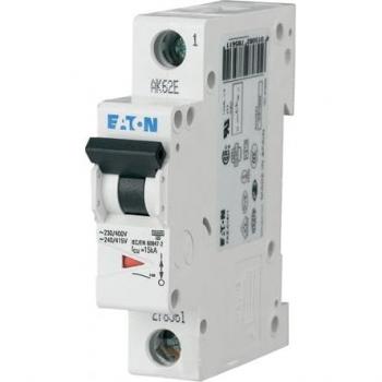 Interruptor Automático Eaton FAZ-C25/1, 1 Polo, 25A, Curva Tipo C, Poder de Corte 10kA, Montaje en Carril DIN (Paquete de 12)