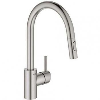 Grohe 31483DC2 31483DC2-Concetto de Grifo, Supersteel, Hochdruck