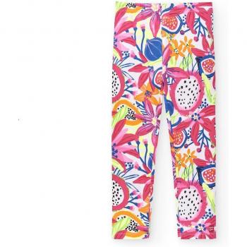 Leggin de niña largo de punto estampado Acid Bloom Tuc Tuc