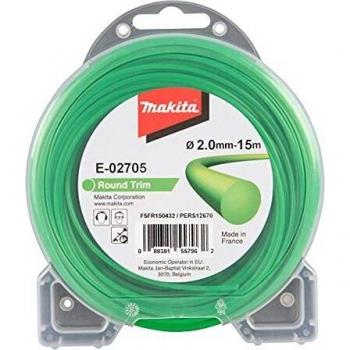 Makita E-02705 - Hilo de corte redondo (2,0 mm x 15 m)