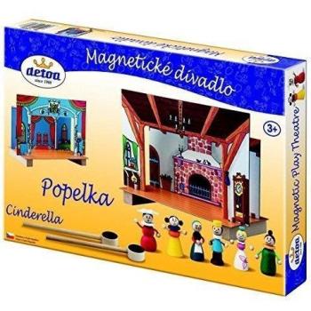 Cenicienta - Juegos para niños, teatro magnética madera [Inglés]