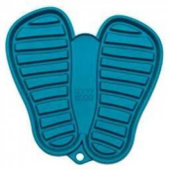 Tapis Abtropfante para Calzado Infantil - Sanni Shoo Pad Talla S, Lavable a Máquina y Colorido, Ideal para Zapatos Mojados hasta Talla 31, Turquesa