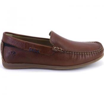 Mocasines de hombre FLUCHOS F1729 cuero piel color cuero