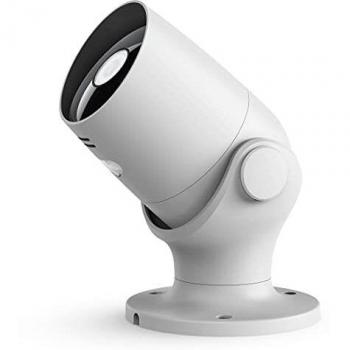 Hama Cámara de Vigilancia WiFi Exterior con Audio Bidireccional, Sensor de Movimiento, Visión Nocturna, Micrófono Integrado, Compatible con Asistentes de Voz, IP65 - Color Blanco