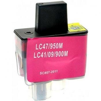 Cartucho LC 900 Magenta Compatible con Brother DCP 110, 117 LC900 LC41 Alta, Capacidad: 19 ml