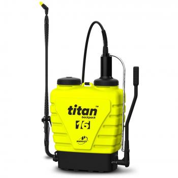 Opryskiwacz Marolex Titan 16, capacidad de 16 litros, diseño ergonómico, boquilla ajustable, resistente a productos químicos, presión máxima de trabajo 3 bar