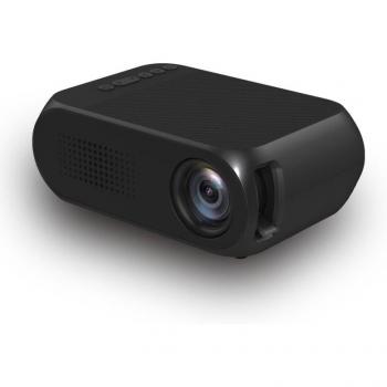Proyector portátil LED YG320 HD de 80 pulgadas, mini proyector de bolsillo compatible con Sony PS4 y Xbox