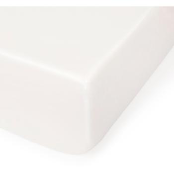 Sábana Bajera de Algodón Orgánico Fácil Planchado 105x200 Blanca