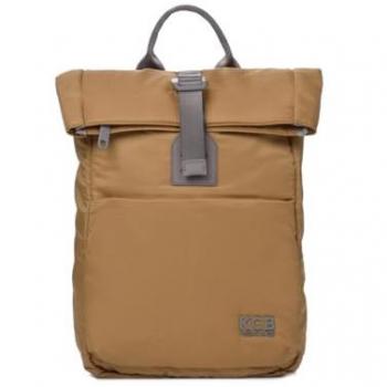 Mochila pequeña KCB Hook ocre 3051 OC, mochila de mujer, color ocre, 100% vegana