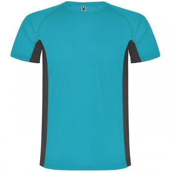 Camiseta de niño con dos tejidos de manga corta