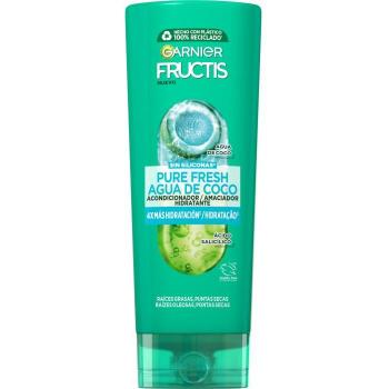 Garnier Acondicionador Fructis Pure Fresh Agua de Coco 250 ml - Raíces grasas, Puntas secas