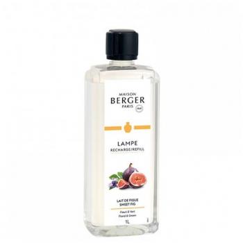 Recarga Lámpara Lait de Figue 1L Maison Berger Paris - Recarga para lámpara aromática, fragancia de higo, capacidad de 1 litro