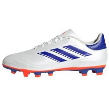 Botas de fútbol unisex adidas Copa Pure 2 Club Fxg, flexibles, para terrenos firmes, color FTWR White/Lucid Blue/Solar Red, talla 43 EU