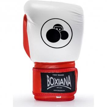 Guantes de boxeo First Round White & Red Boxiana