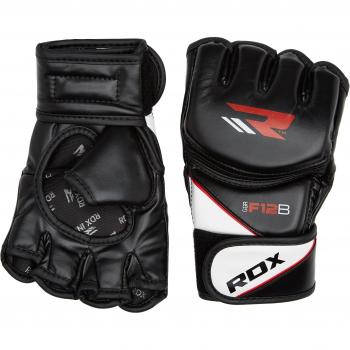 RDX F12 MMA Gloves - Characteristics: Combat gloves, unisex, black color, XL size, designed for grappling and mixed martial arts training