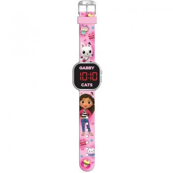 Reloj LED La Casa de Muñecas de Gabby