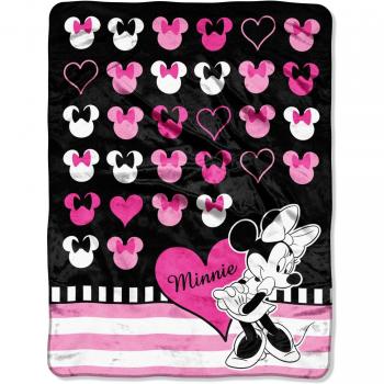 Northwest 1MIC-05900-0002-RET Mickey - Love Minnie Micro Raschel Throw