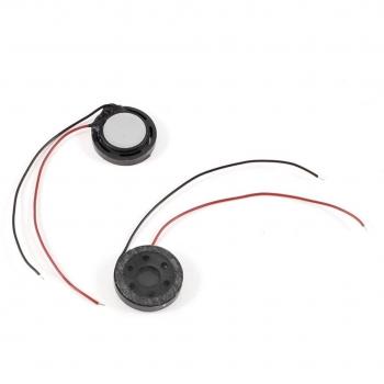2pcs 15mm Redondo Imán Magnético Tweeter Altavoz Bocina 8 Ohm 1W