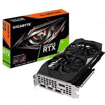 Gigabyte Technology GeForce RTX 2060 WINDFORCE OC 6G GV-N2060WF2OC-6GD - Tarjeta grafica GPU, Negro