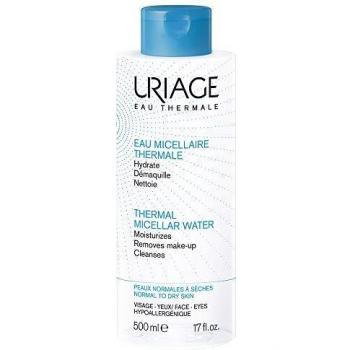 Uriage - Agua micelar termal para pieles normales a secas, 500 ml