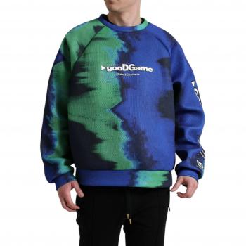 Dolce & Gabbana Multicolor Logo Crewneck Pullover Sweater - IT52 | XL