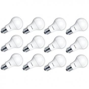 Philips LED 13 W (100 W) Bombilla A60, E27, rosca Edison, luz blanca fría, esmerilado – Pack de 12, E27, 13 W, 12 unidades)