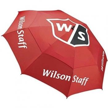 Wilson Staff Tour - Paraguas unisex, color rojo / blanco