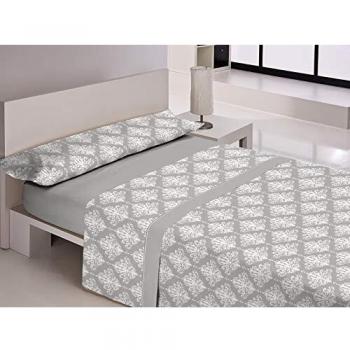 Libela Menorca Juego Sabanas, Gris, 105 Cm