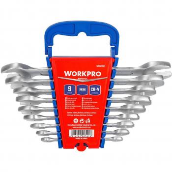 Workpro Juego de Llaves de Doble Boca 9 Piezas