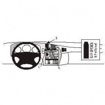 Brodit ProClip - Kit para dispositivos electrónicos compatible con Saab 9-5 98-04