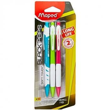Maped 564153. 3 uds portaminas Long Life, grosor: 0,7 mm,