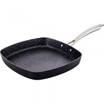 Asador San Ignacio antiadherente negro 28x28 cm
