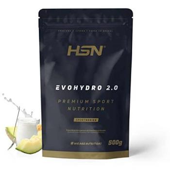 Proteína Hidrolizada Sin Lactosa HSN Evohydro 2.0 Sabor Yogur Melón 500g - Aislado de Suero, No-GMO, Vegetariana, Sin Gluten