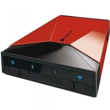 Corsair Voyager Air 1TB - Disco duro externo de 1000 GB, Sans-fil, negro y rojo