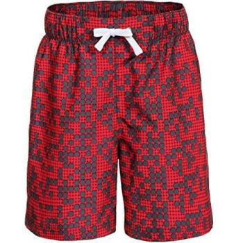 Trespass Kids Alley - Pantalones Cortos de Verano para niños y niñas de 2 a 12 años para Exteriores, diversión, Deportes, Ocio, Playa, Vacaciones, Callejón, Infantil, Color Rojo, tamaño 5-6