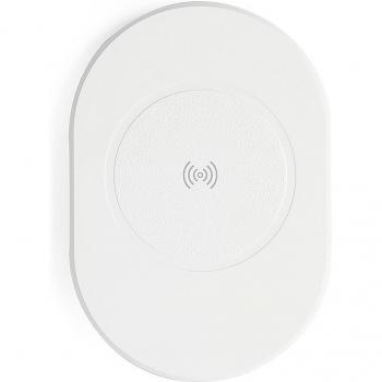 Cargador Inalámbrico Rápido 10W DAM - Blanco, Dimensiones 10,6x1x7,3 cm